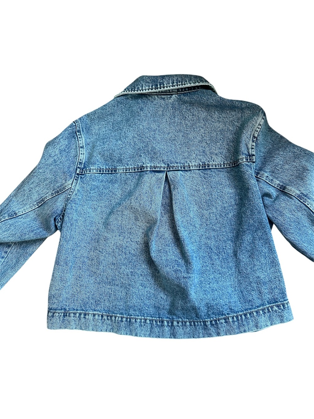 H&M Crop Blue Denim Jacket - Picture 3 of 3